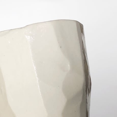 河村岳志 足つきぐい呑み 白 2セット〈新品〉