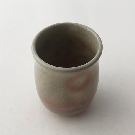 萩焼 緑栄窯 湯呑み（化粧）木箱入〈古物〉