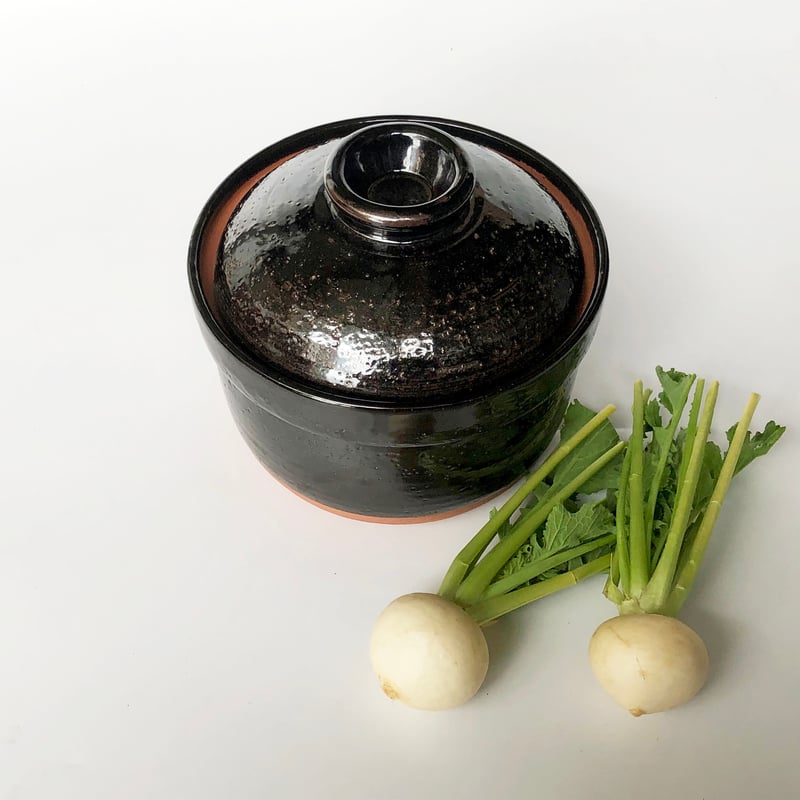 伊賀焼 長谷園のつけもの名人 丸型〈新品〉 | 器屋 HAKOBE