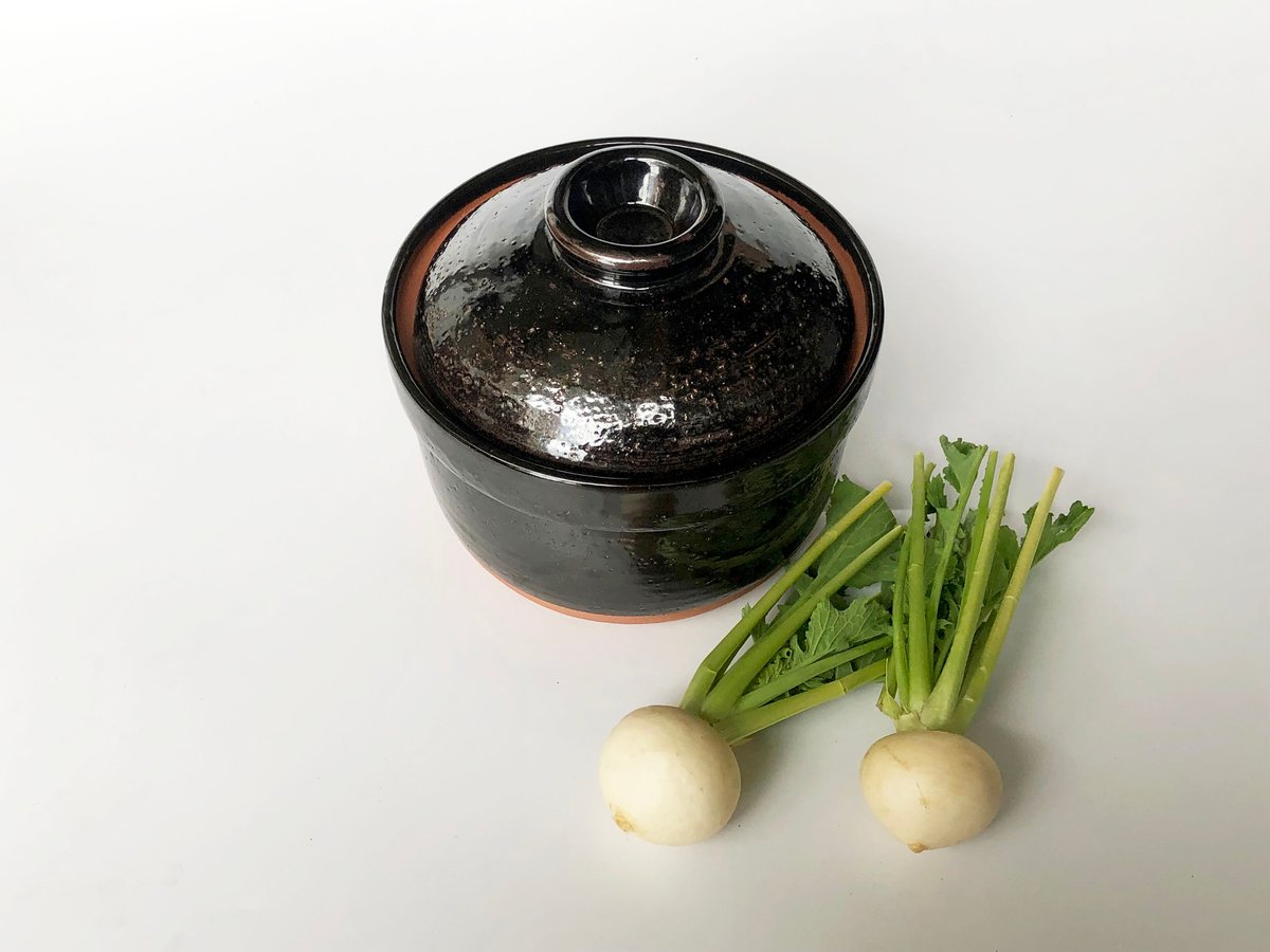 伊賀焼 長谷園のつけもの名人 丸型〈新品〉 | 器屋 HAKOBE