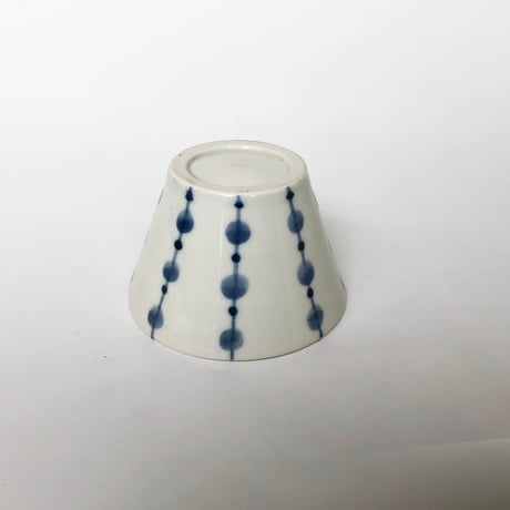 九谷焼 九谷青窯 蕎麦猪口 水玉繋ぎ〈新品〉