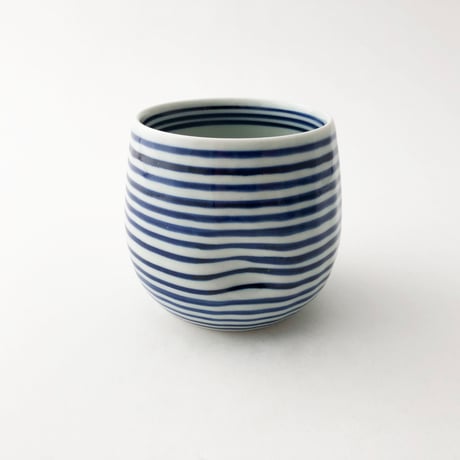 波佐見焼 藍駒 ロックカップ〈新品〉
