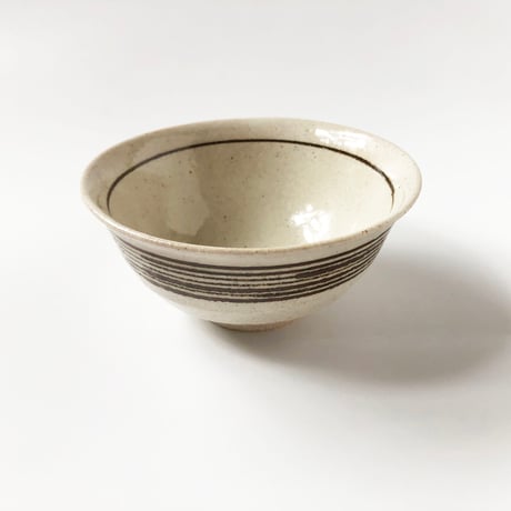 伊賀焼 長谷園 コマスジ 飯碗 〈新品〉