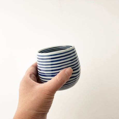 波佐見焼 藍駒 ロックカップ〈新品〉