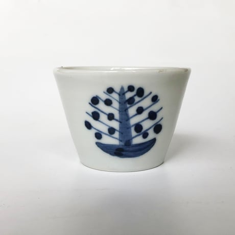 九谷焼 九谷青窯 蕎麦猪口 木立〈新品〉