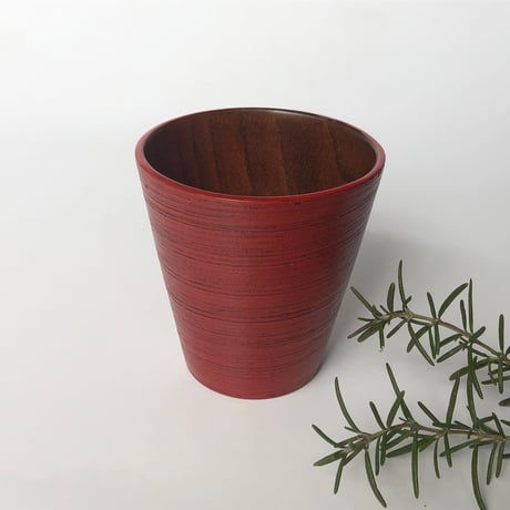 紀州漆器 漆塗り 木製フリーカップ〈新品〉