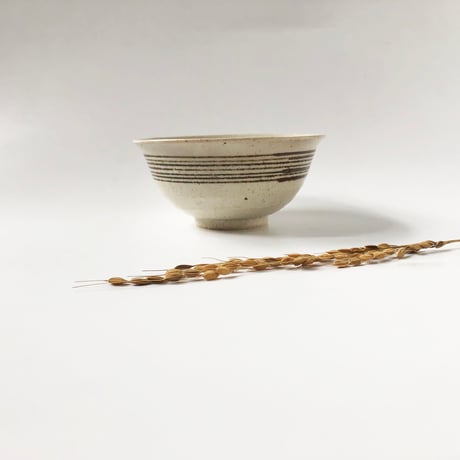 伊賀焼 長谷園 コマスジ 飯碗 〈新品〉