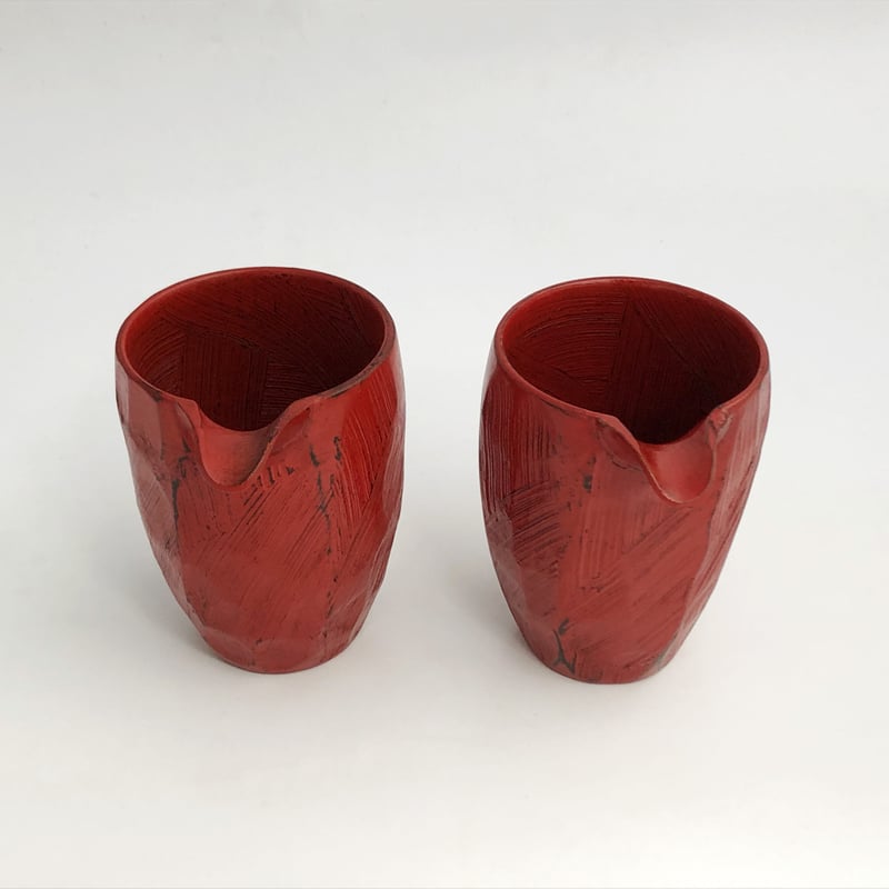 紀州漆器 根来塗 片口（大）2セット〈新品〉 | 器屋 HAKOBE