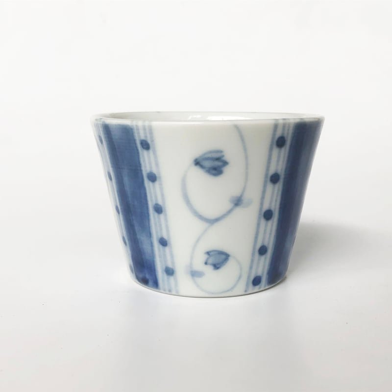 九谷焼 九谷青窯 蕎麦猪口 割取小花〈新品〉 | 器屋 HAKOBE