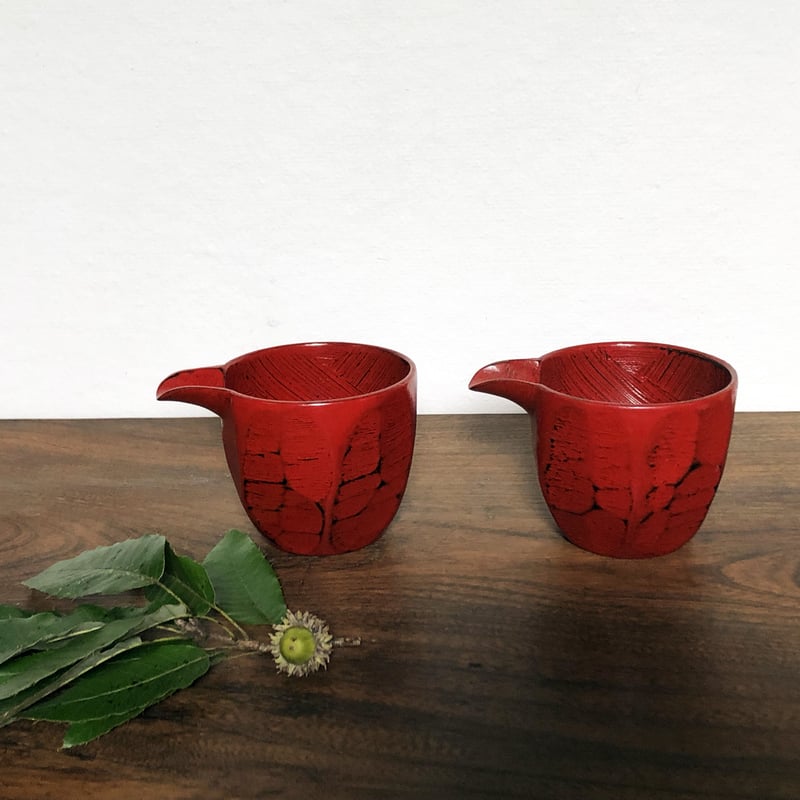 根来塗 片口(小)2セット〈新品〉 | 器屋 HAKOBE 根来塗 片口(小)2セット〈新品〉 | 器屋 HAKOBE