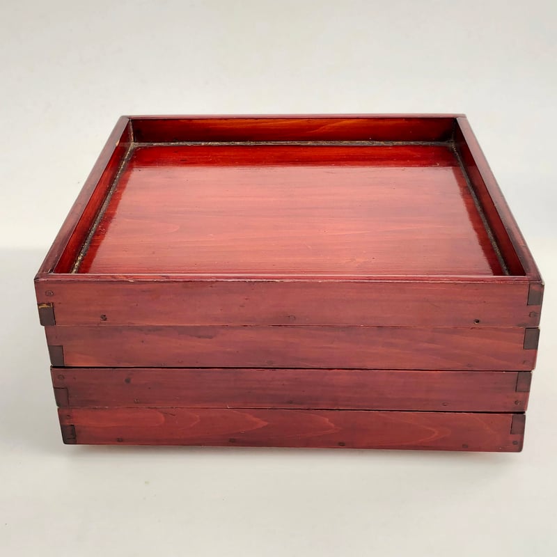 伊勢春慶 胡桃脚膳 二見光之助 4セット 〈古物〉 | 器屋 HAKOBE