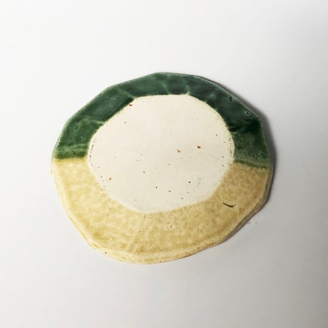河村岳志 陶茶托 ツートンカラー〈新品〉