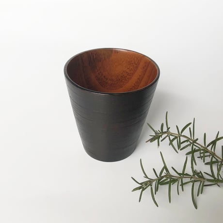 紀州漆器 漆塗り 木製フリーカップ〈新品〉