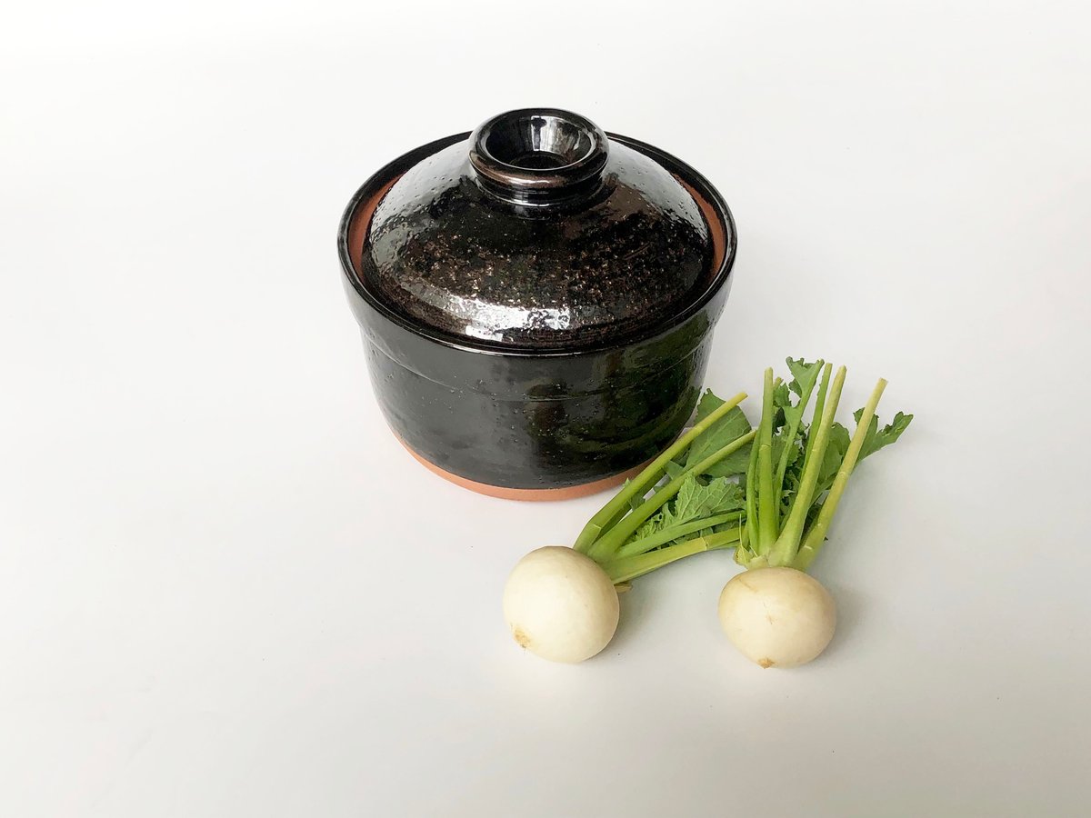 伊賀焼 長谷園のつけもの名人 丸型〈新品〉 | 器屋 HAKOBE