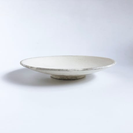 加藤益造 皿 白〈新品〉