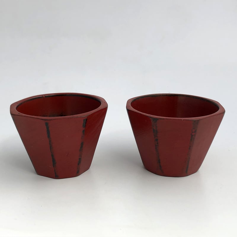 紀州漆器 根来塗 ミニ 八角鉢 2セット〈新品〉 | 器屋 HAKOBE