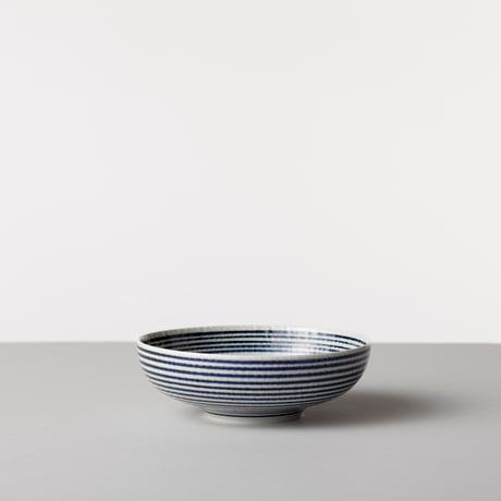 波佐見焼 藍駒 大鉢〈新品〉