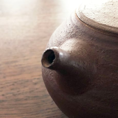 陶塾 急須 茶/黒（共茶漉し）〈新品〉