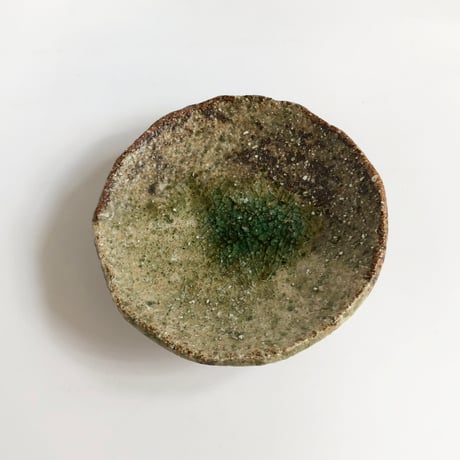 伊賀焼 忠央窯 秋野宏和 足つき小皿 〈新品〉