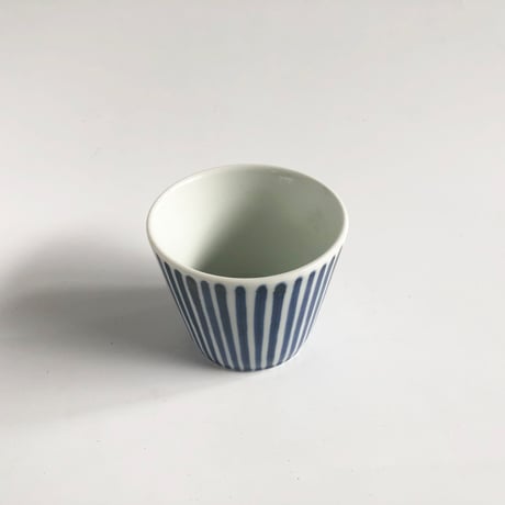 砥部焼 梅山窯 そば猪口 （小）十草〈新品〉