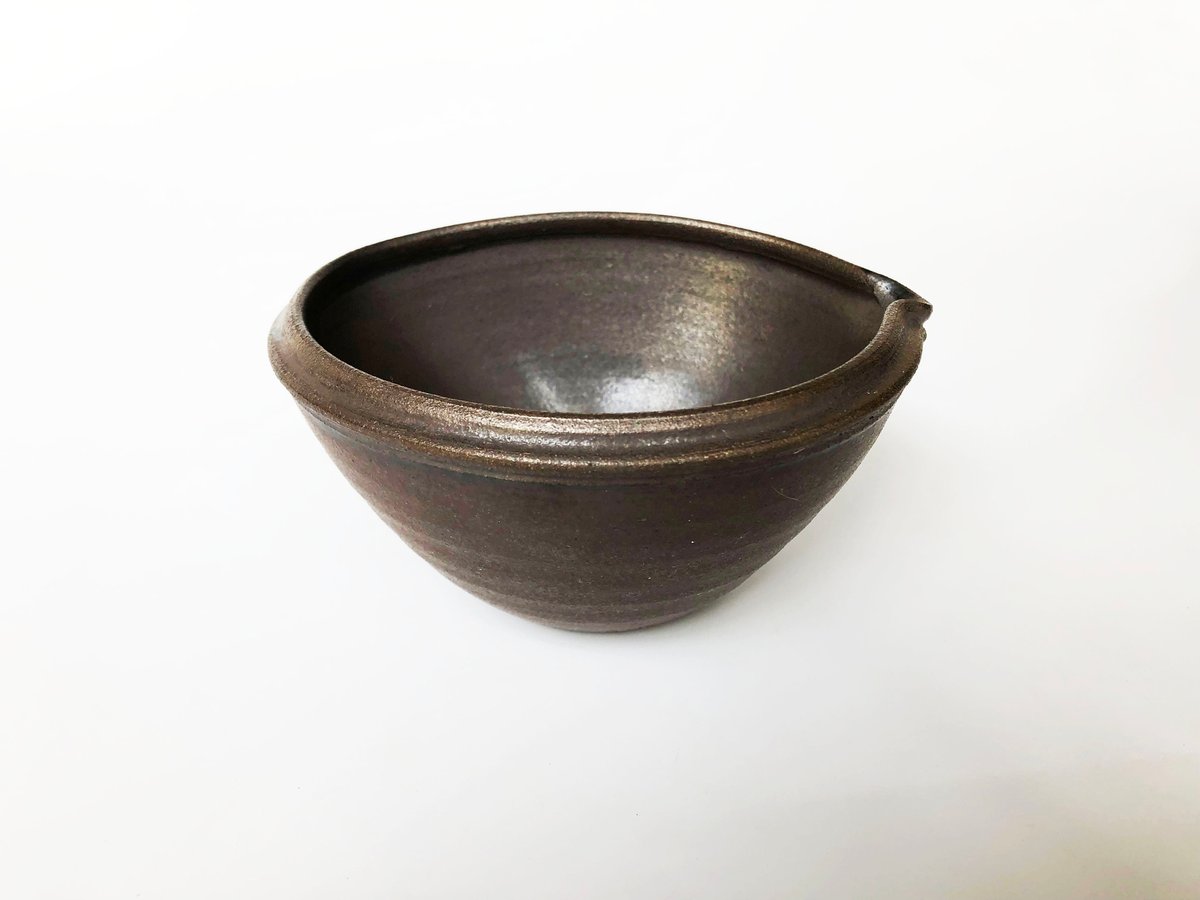 丹波焼　相野窯　石田陶春　片口鉢 丹波焼 丹泉窯 片口鉢（ツヤ）〈新品〉 | 器屋 HAKOBE