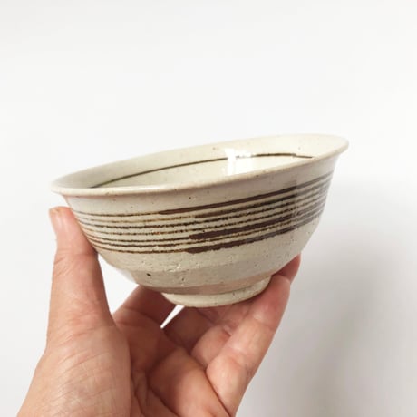 伊賀焼 長谷園 コマスジ 飯碗 〈新品〉