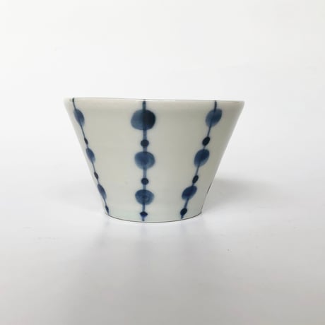 九谷焼 九谷青窯 蕎麦猪口 水玉繋ぎ〈新品〉