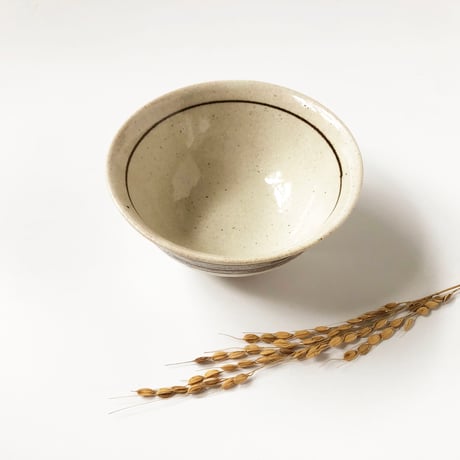 伊賀焼 長谷園 コマスジ 飯碗 〈新品〉