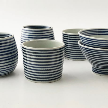 波佐見焼 藍駒 そば猪口〈新品〉