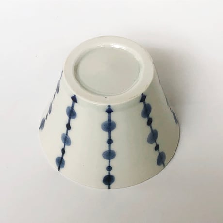 九谷焼 九谷青窯 蕎麦猪口 水玉繋ぎ〈新品〉