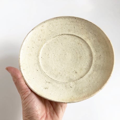 鈴木史恵 リム皿 白〈新品〉