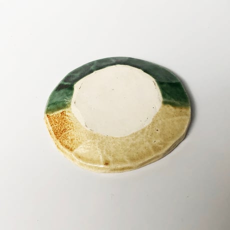 河村岳志 陶茶托 ツートンカラー〈新品〉