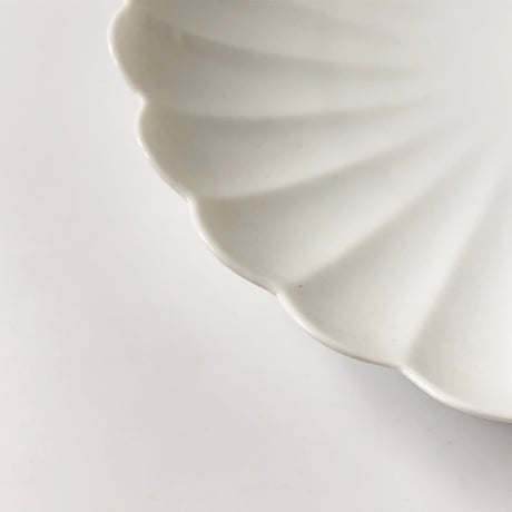 有田焼 其泉 白磁 菊割 銘々皿〈新品〉