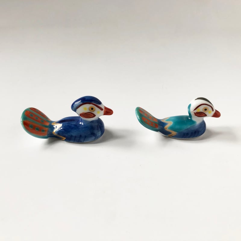 有田焼 其泉 おしどり ペア箸置き〈新品〉 | 器屋 HAKOBE