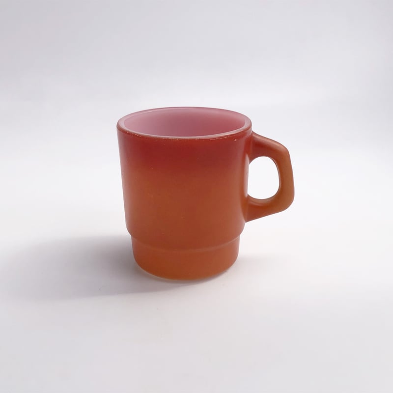 ファイヤーキングミルクガラス4個ビンテージ