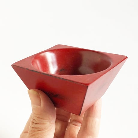 紀州漆器 ミニ鉢 四角〈新品〉