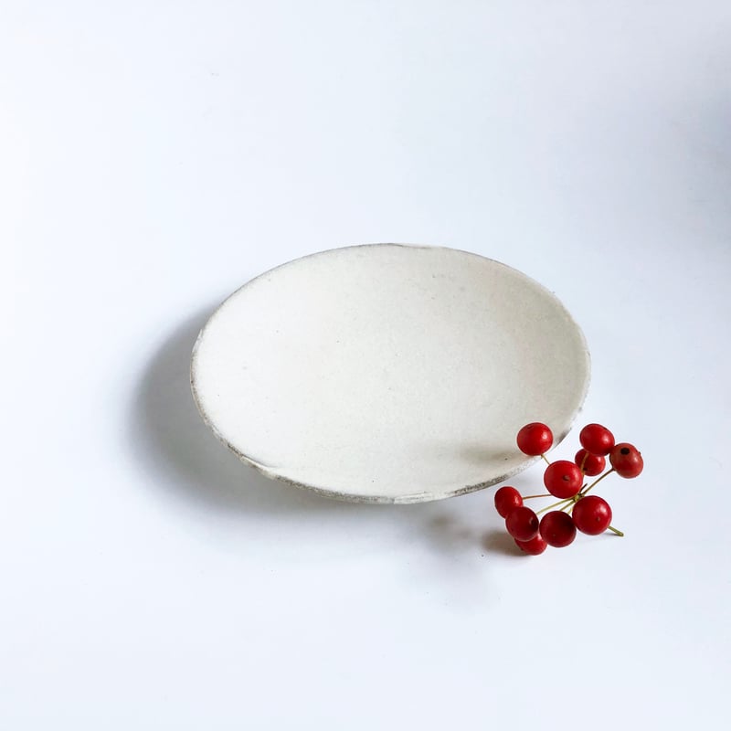 加藤益造 皿 白〈新品〉 | 器屋 HAKOBE