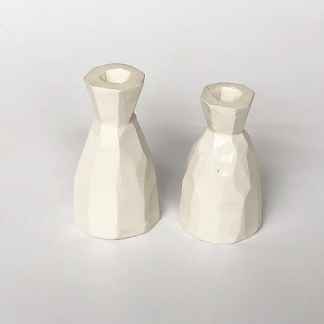 河村岳志 足つきぐい呑み 白 2セット〈新品〉