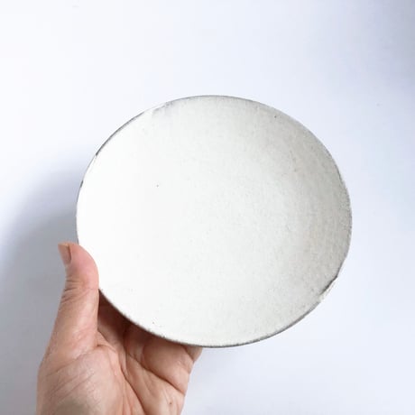加藤益造 皿 白〈新品〉