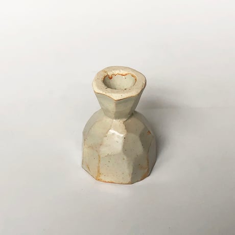 河村岳志 足つきお猪口 淡灰〈新品〉