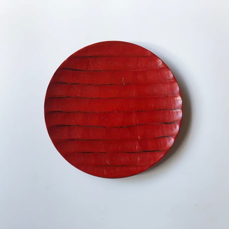 紀州漆器 丸銘々皿〈新品〉