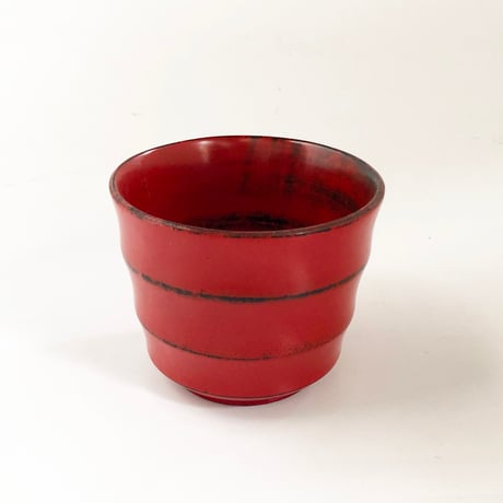 紀州漆器 そばちょこ ろくろ目〈新品〉