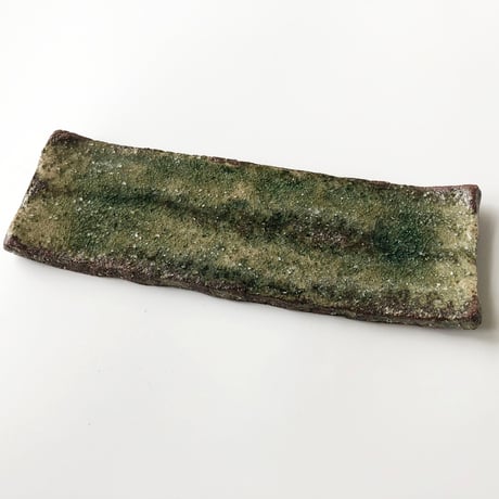 長皿 施釉貫入〈新品〉
