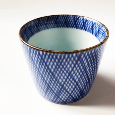 有田焼 其泉 藍千綾福文 そば猪口〈新品〉