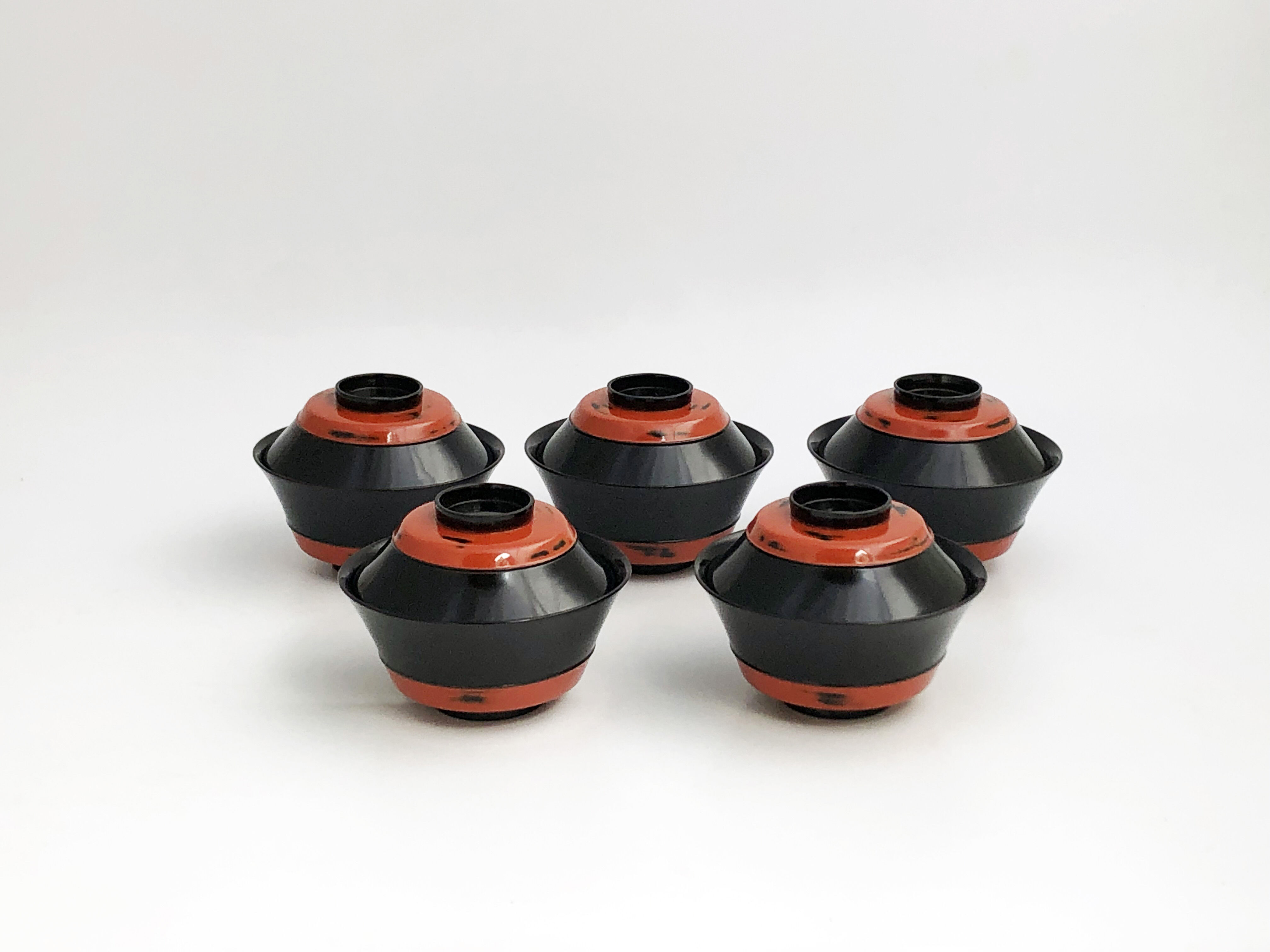 蓋付き汁椀 5セット〈新品〉 | 器屋 HAKOBE