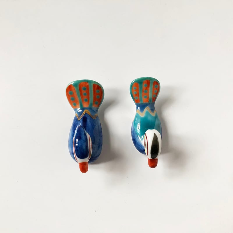 有田焼 其泉 おしどり ペア箸置き〈新品〉 | 器屋 HAKOBE