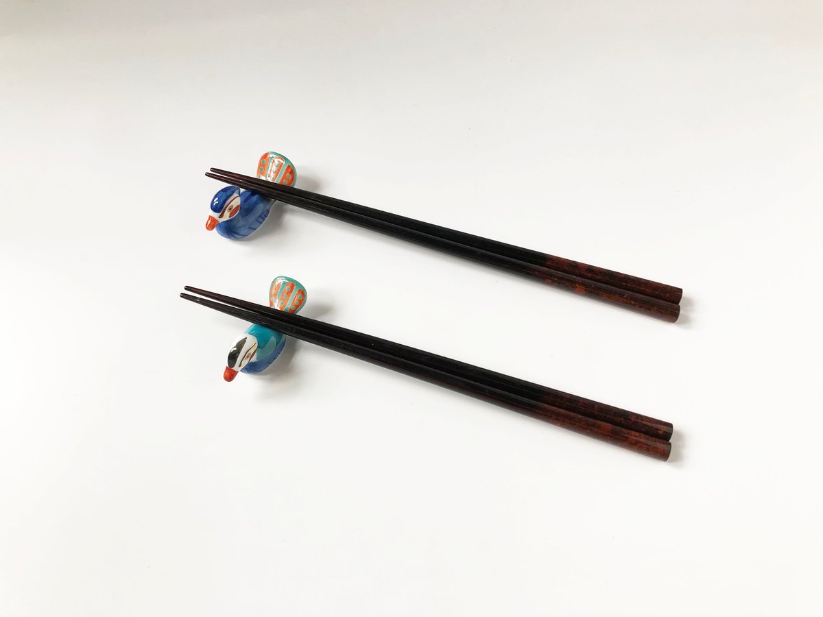 有田焼 其泉 おしどり ペア箸置き〈新品〉 | 器屋 HAKOBE