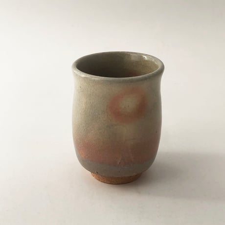 萩焼 緑栄窯 湯呑み（化粧）木箱入〈古物〉