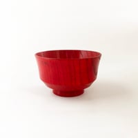 紀州漆器 汁椀 キネ型 朱〈新品〉