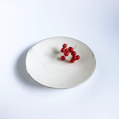 加藤益造 皿 白〈新品〉